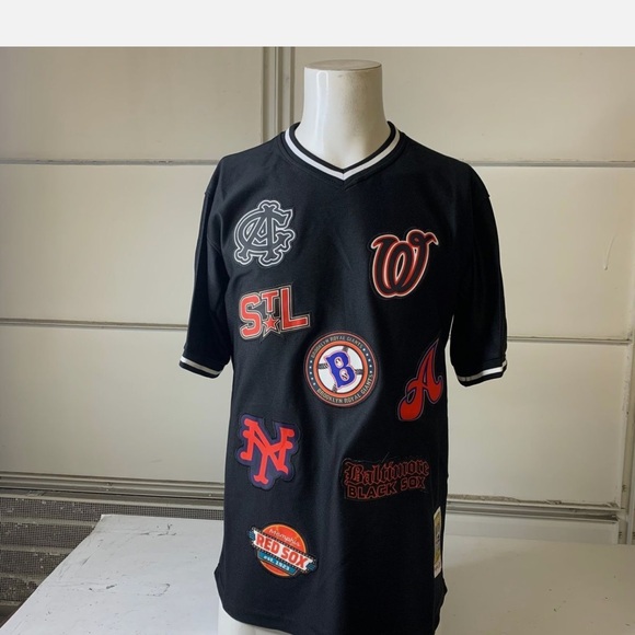 NEGRO LEAGUE PULLOVER COLLAGE BASEBALL JERSEY NWT Size 3XL
